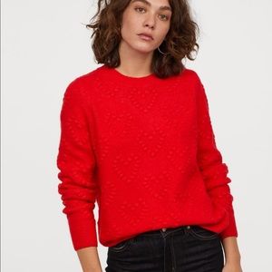 H&M heart sweater